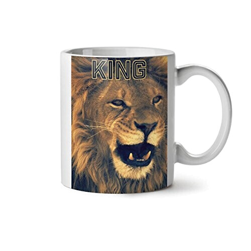 Mug Lion blanc céramique variant 3 