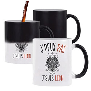 Mug Lion blanc magique