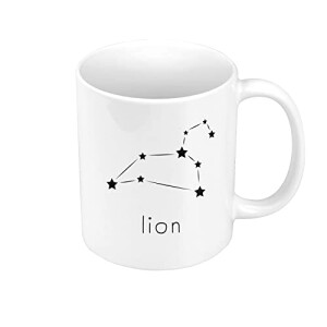 Mug Lion blanc céramique