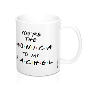 Mug Rachel Green, Monica Geller - Friends - blanc céramique 325 ml