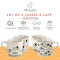 Mug Mouton blanc et noir céramique porcelaine 426 ml - miniature variant 1