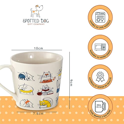 Mug Mouton multicolore céramique porcelaine 426 ml variant 1 