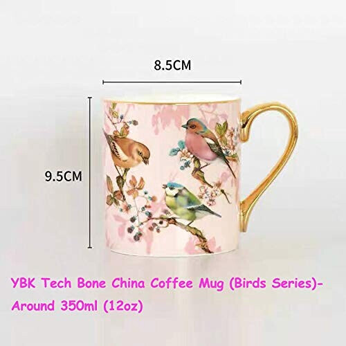 Mug Oiseau rose porcelaine variant 0 