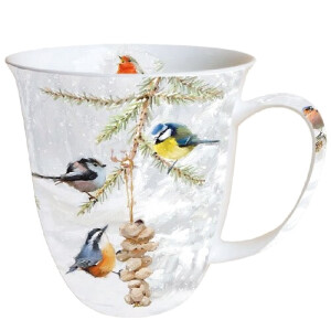 Mug Oiseau air porcelaine