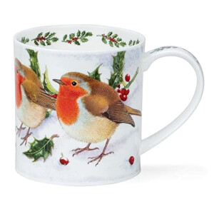 Mug Rouge-gorge - Oiseau - rouges-gorges porcelaine