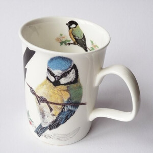 Mug Mésange - Oiseau - bleue porcelaine coffret cadeau