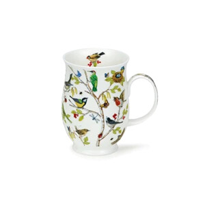 Mug Oiseau woodpecker porcelaine