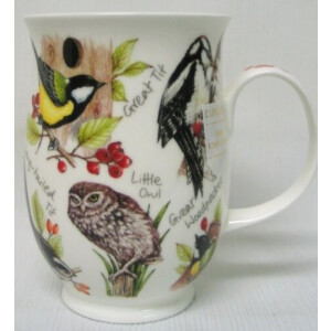 Mug Chouette, Mésange, Pie - Oiseau - woodpecker
