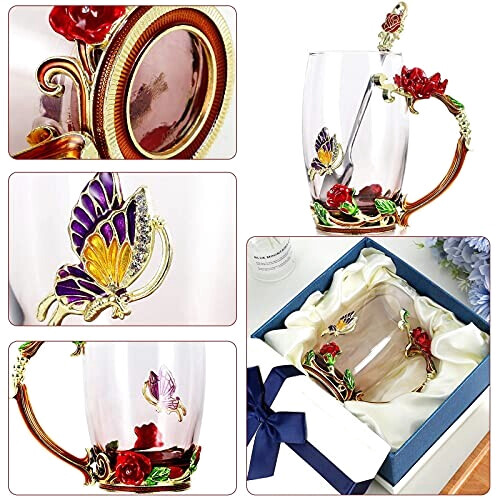 Mug Oiseau rose rouge haute plastique 3D personnalisé variant 2 