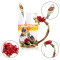 Mug Oiseau rose rouge haute plastique 3D personnalisé - miniature variant 2
