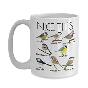 Mug Oiseau blanc céramique 325 ml