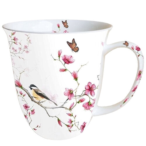 Mug Oiseau mehrfarbig porcelaine