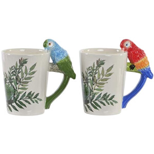 Mug Perroquet - Oiseau - air céramique 3D relief 3760287846117 cl