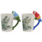 Mug Perroquet - Oiseau - air céramique 3D relief 3760287846117 cl - miniature