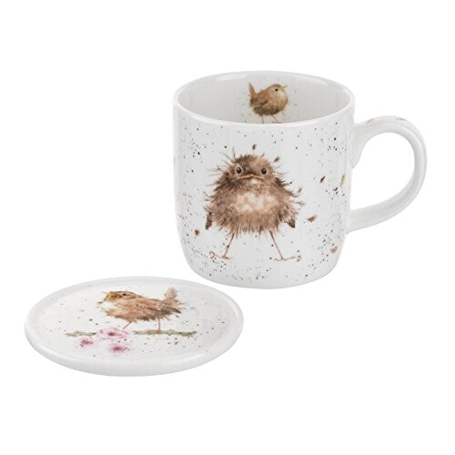 Mug Oiseau multicolore porcelaine