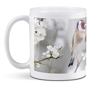 Mug Oiseau blanc céramique 284 ml