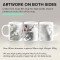 Mug Oiseau blanc céramique 284 ml - miniature variant 2