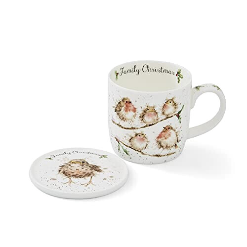 Mug Oiseau multicolore porcelaine variant 3 