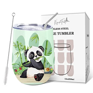 Mug Panda plastique isotherme 350 ml