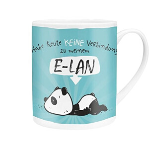 Mug Panda bleu porcelaine 60 cl