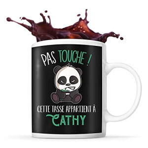 Mug Panda noir