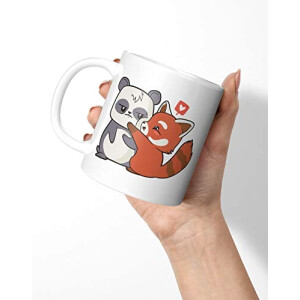 Mug Panda rouge 330 ml