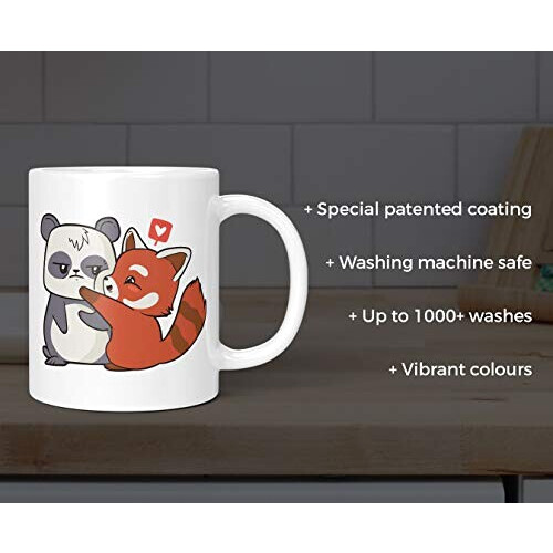 Mug Panda rouge 330 ml variant 1 