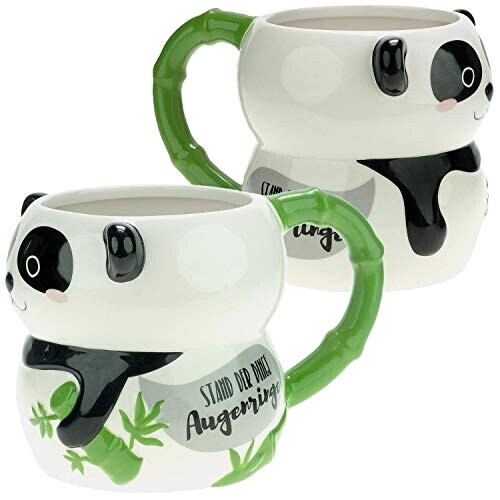 Mug Panda vert 3D variant 2 