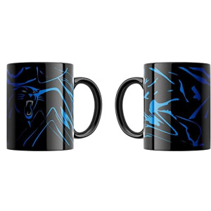 Mug Panthère -panthers-noir-bleu-# céramique logo 330 ml