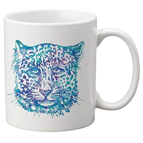 Mug Panthère blanc céramique personnalisé