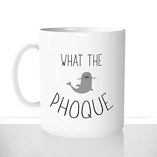 Mug Phoque blanc céramique