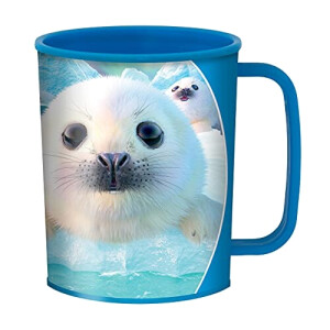 Mug Phoque plastique 3D 300 ml