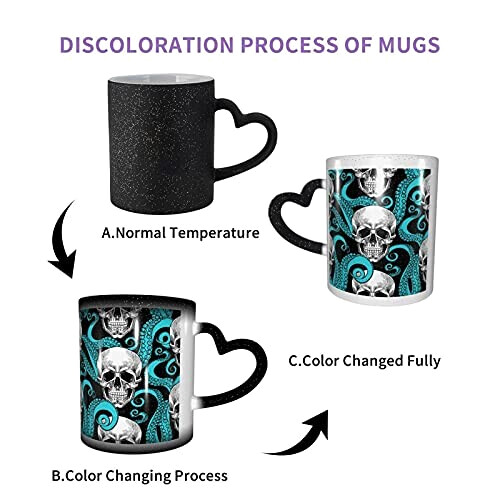 Mug Pieuvre blanc céramique personnalisable magique variant 1 