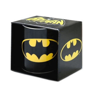 Mug Batman noir porcelaine coffret cadeau logo 300 ml