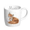 Mug Renard verte céramique - miniature