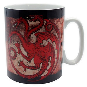 Mug Targaryen - Game of Thrones - multicolore céramique porcelaine 460 ml