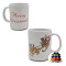 Mug Renne jaune céramique 330 ml - miniature