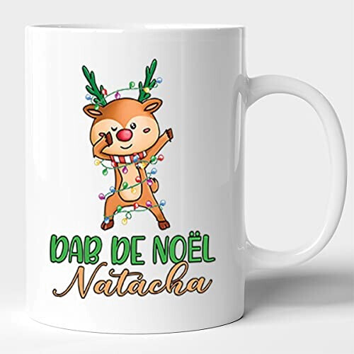 Mug Renne blanc céramique personnalisé 325 ml variant 0 