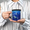 Mug Requin bleu céramique personnalisable - miniature variant 4