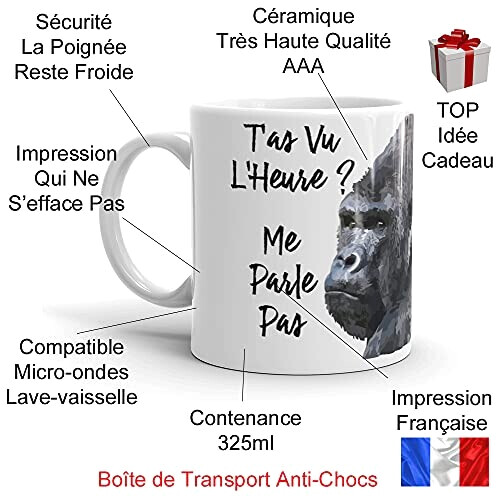 Mug Rhinocéros blanc variant 1 