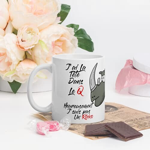 Mug Rhinocéros blanc variant 7 