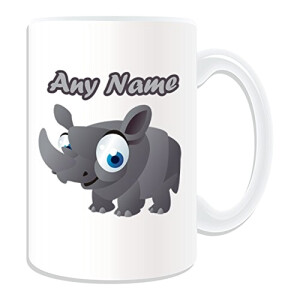 Mug Rhinocéros blancm personnalisé