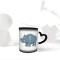 Mug Rhinocéros bleue,rouge,noire,blanc céramique personnalisé - miniature variant 6