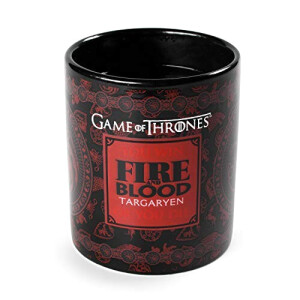 Mug Game of Thrones noir/rouge 315 ml