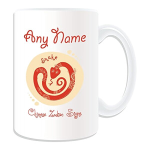 Mug Serpent blanc personnalisé