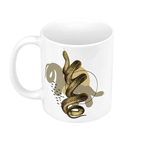 Mug Serpent noir céramique