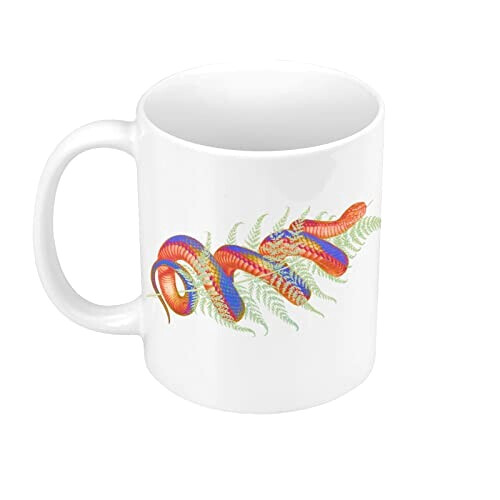 Mug Serpent blanc céramique variant 2 