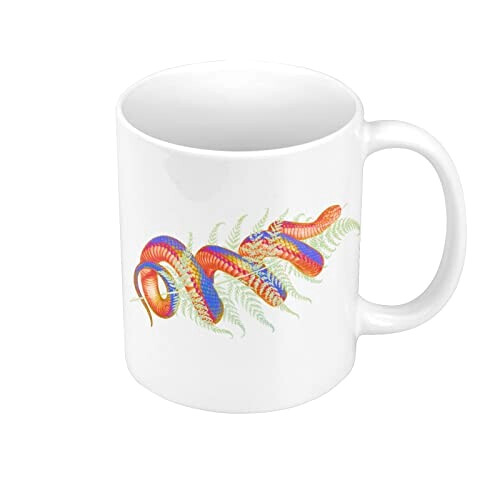 Mug Serpent blanc céramique variant 3 