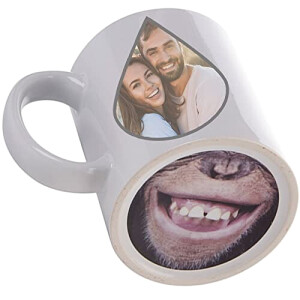 Mug Singe blanc céramique logo personnalisé 300 ml