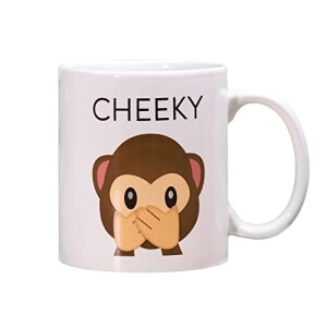 Mug Singe blanc céramique